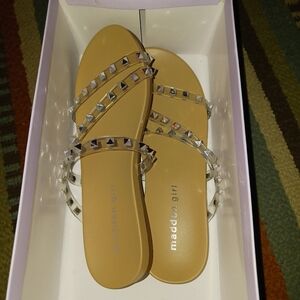 Brand new madden girl sandals clear straps